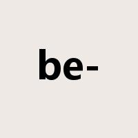 be-是什么意思