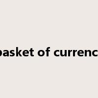 a basket of currencies是什么意思