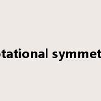 rotational symmetry是什么意思