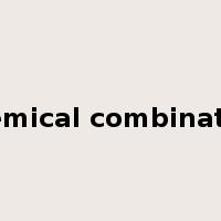 chemical combination是什么意思