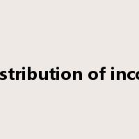 redistribution of income是什么意思