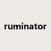 ruminator是什么意思