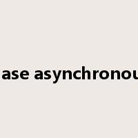 three phase asynchronous motor是什么意思