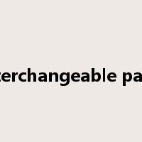 interchangeable parts是什么意思
