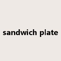 sandwich plate是什么意思