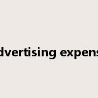 advertising expense是什么意思