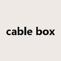 cable box是什么意思