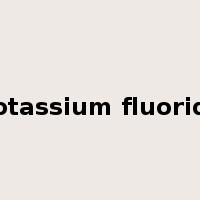 potassium fluoride是什么意思