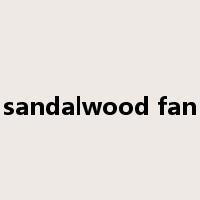 sandalwood fan是什么意思