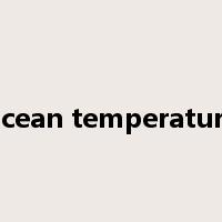 ocean temperature是什么意思