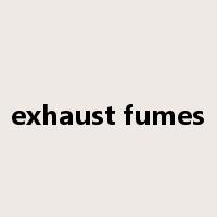 exhaust fumes是什么意思