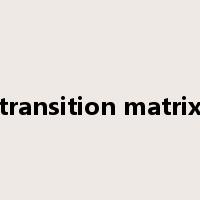 transition matrix是什么意思