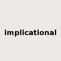 implicational是什么意思