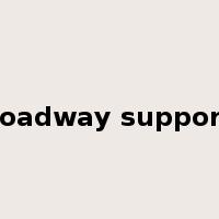 roadway support是什么意思