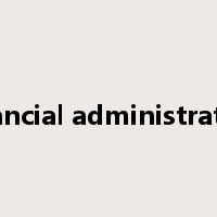 financial administration是什么意思