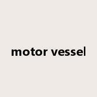 motor vessel是什么意思