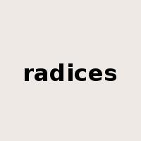 radices是什么意思