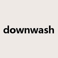 downwash是什么意思