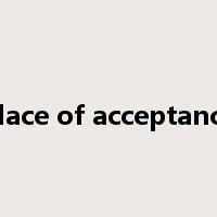 place of acceptance是什么意思