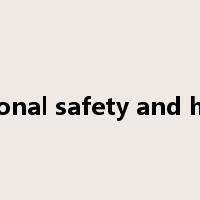 occupational safety and health act是什么意思