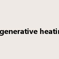 regenerative heating是什么意思