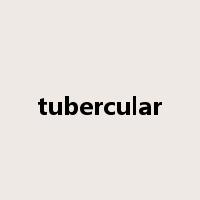 tubercular是什么意思