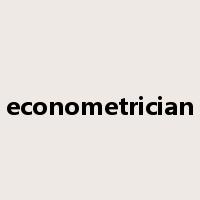 econometrician是什么意思