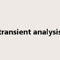 transient analysis是什么意思