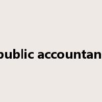 public accountant是什么意思