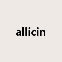 allicin是什么意思