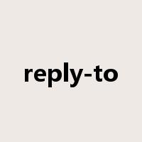 reply-to是什么意思