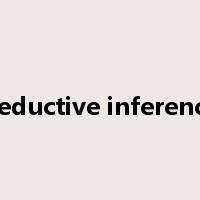 deductive inference是什么意思