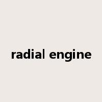 radial engine是什么意思