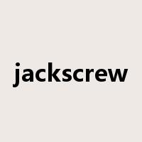 jackscrew是什么意思
