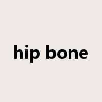 hip bone是什么意思