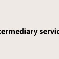 intermediary services是什么意思