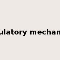 regulatory mechanism是什么意思