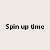 Spin up time是什么意思