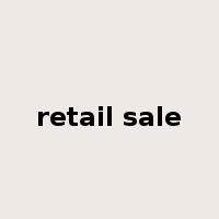 retail sale是什么意思