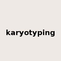 karyotyping是什么意思