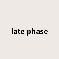 late phase是什么意思