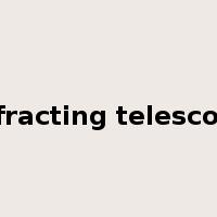 refracting telescope是什么意思