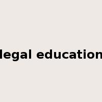legal education是什么意思