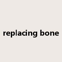 replacing bone是什么意思