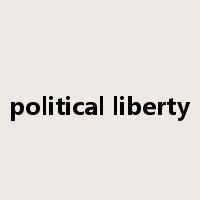 political liberty是什么意思