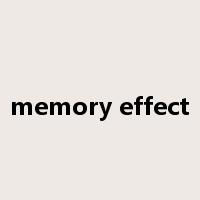 memory effect是什么意思