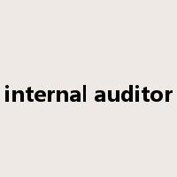 internal auditor是什么意思