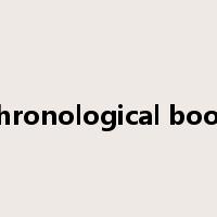 chronological book是什么意思