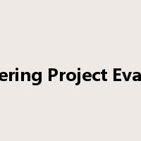 Engineering Project Evaluation是什么意思