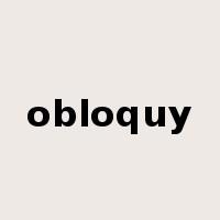 obloquy是什么意思